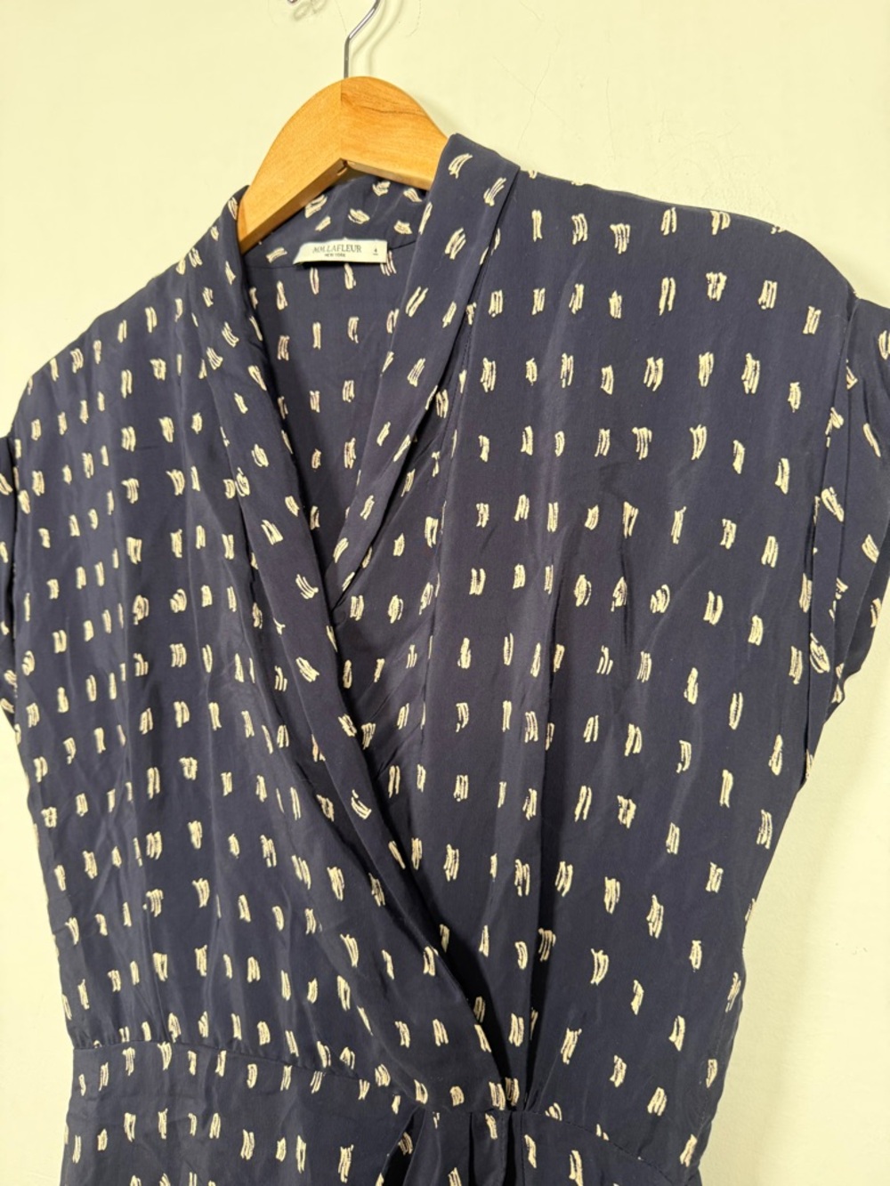 MM. LaFleur The Jasmine Dress—Swipe Print, Size 4, Great Condition! - Picture 6 of 16